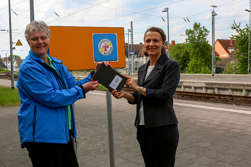 KWG: Bahnhofsmission in Hameln bedankt sich für das erneute Sponsoring